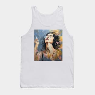 Smoking Woman Tank Top